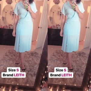 Cute Blue midi dress